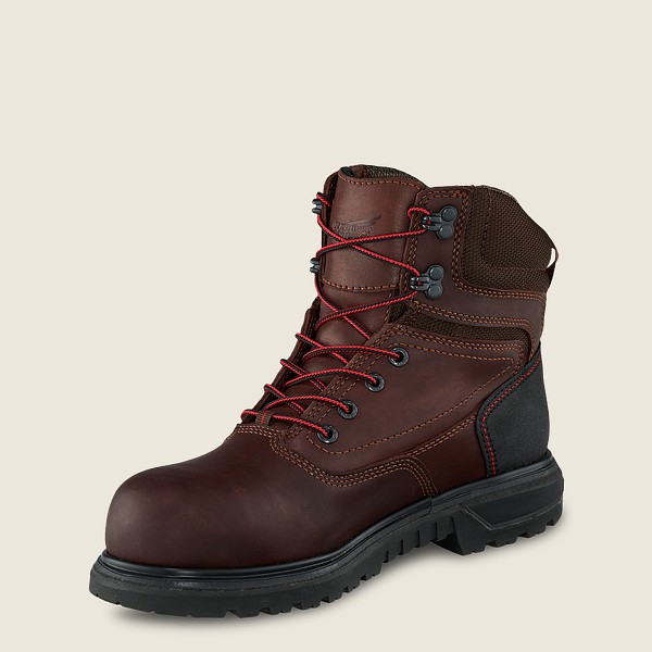 Red Wing Work Boots Brown/Black - Red Wing Womens Brnr Xp - 6-inch Waterproof Safety Toe - FDBXW-236